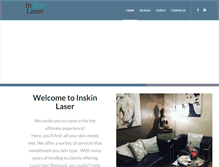 Tablet Screenshot of inskinlaser.com